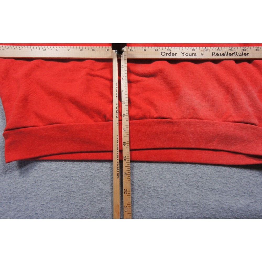 Aviator Nation Sweatshirt Womens XS Red Crewneck Pullover Long Sleeve FLAW**** - Picture 8 of 10